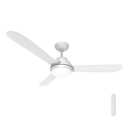 Brooke 50-Inch DC Ceiling Fan with LED and Remote - White