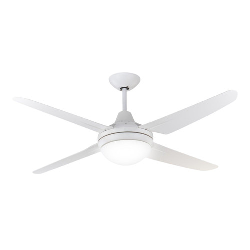 Clare 53-Inch AC Ceiling Fan with B22 Light - White