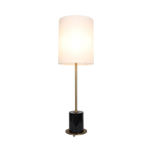 Biscay Marble Base Modern Slender Table Lamp