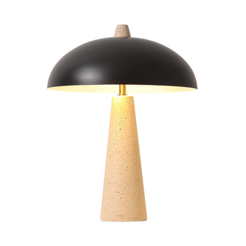 Caravaca Travertine Cone Scandinavian Table Lamp