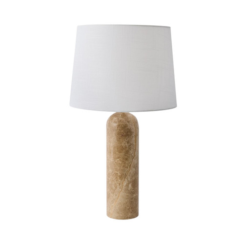 Galloway Moscato Beige Marble Table Lamp