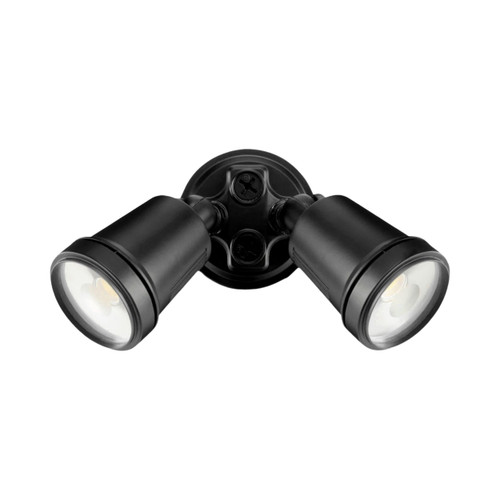 Hunter III IP44 Twin LED Floodlight - Black
