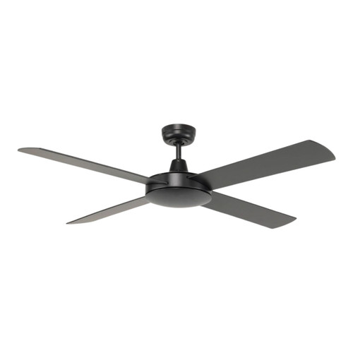 Tempest 52-Inch Plywood AC Ceiling Fan - Black