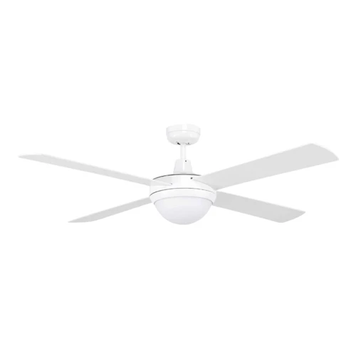 Tempest II 52-Inch AC Ceiling Fan with B22 Light - White