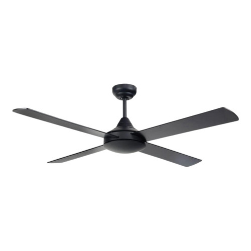 Tempo Plus 52-Inch AC Ceiling Fan - Black