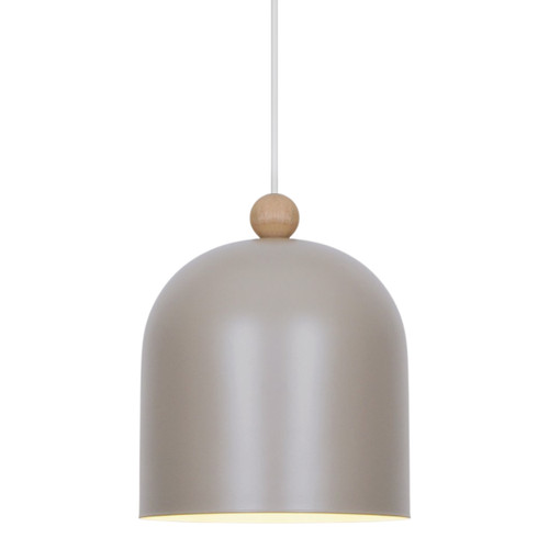 Gaston Scandinavian Bell Pendant Light - Light Brown