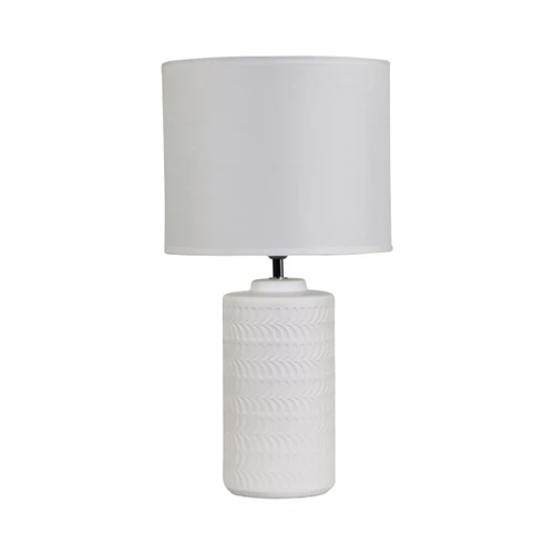 Bojano Matt White Ceramic Table Lamp