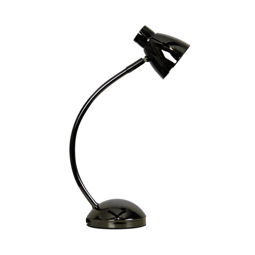 Congleton Gloss Gunmetal Arc Touch Desk Lamp