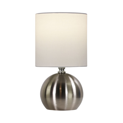 Maldon Brushed Chrome Metal Touch Table Lamp