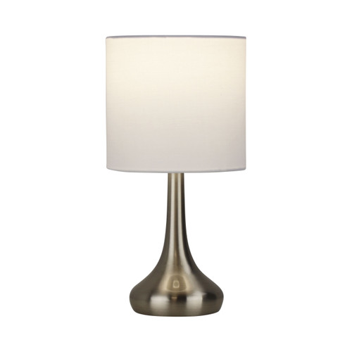 Matlock Brushed Chrome Metal Touch Table Lamp