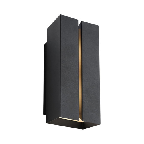 Clarini IP54 Up and Down Wall Light - Seaside Black
