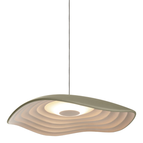 Valentina S24 Olive Grey White Wave Pendant