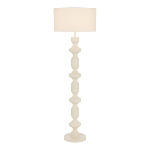 Cormano Full Beige Minimalist Floor Lamp