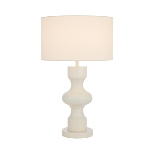 Cormano Full Beige Minimalist Table Lamp