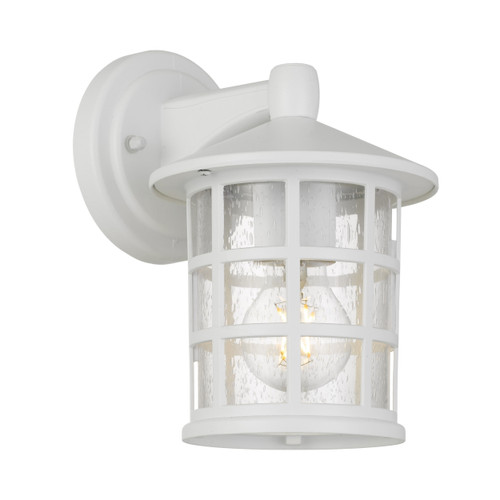 Oliena IP43 Classic White Glass Wall Light