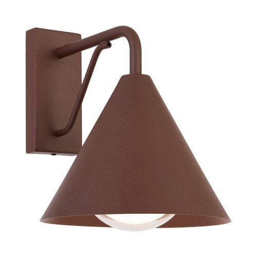 Stresa Sand Rust IP44 Cone Wall Light