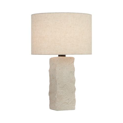 Coron Beige Shade Natural Stone Table Lamp
