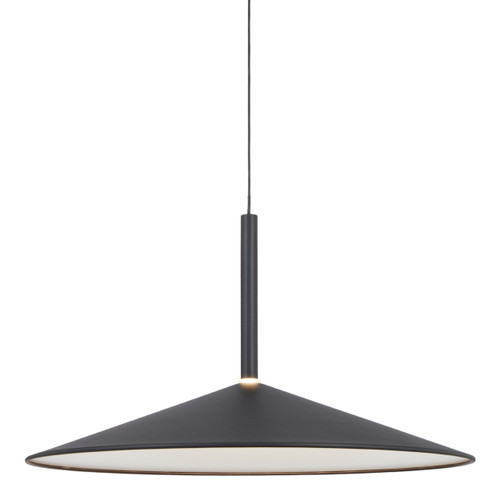 Igbaras Dimmable 3CCT LED Cone Pendant - Black