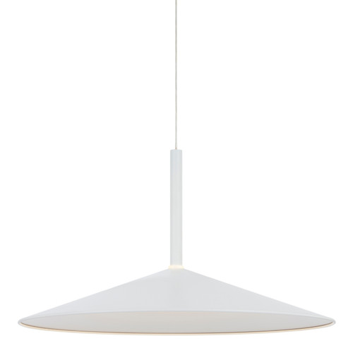 Igbaras Dimmable 3CCT LED Cone Pendant - White