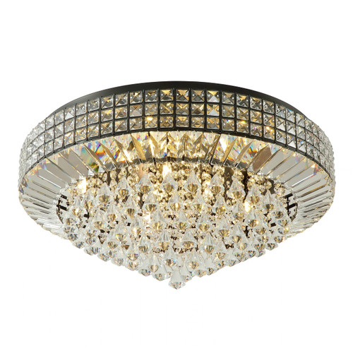Mosti Hollywood Glam Crystal Ceiling Light - Black