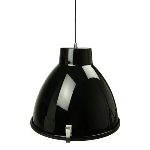 Orion Brushed Black Bell Metal Pendant Light