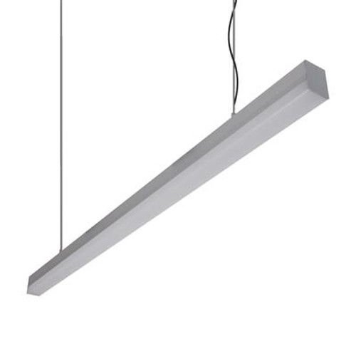 Bloc Linear Slim Pendant Light in Aluminum