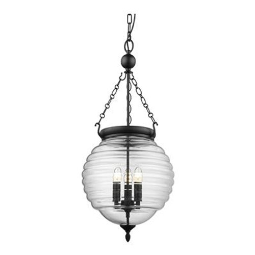 Erin Glass Jar Lantern Pendant Light