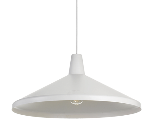 Wide Hat Pendant Light