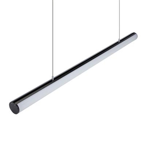 Pipe Linear Black Pendant Light