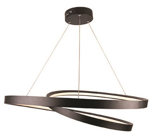 Armstrong Knot LED Pendant Light Matt Black