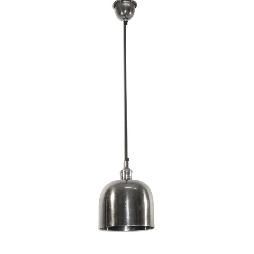 Delta Silver Dome Pendant Light