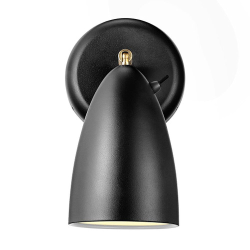 Nexus 10 Narrow Bell Wall Light - Black