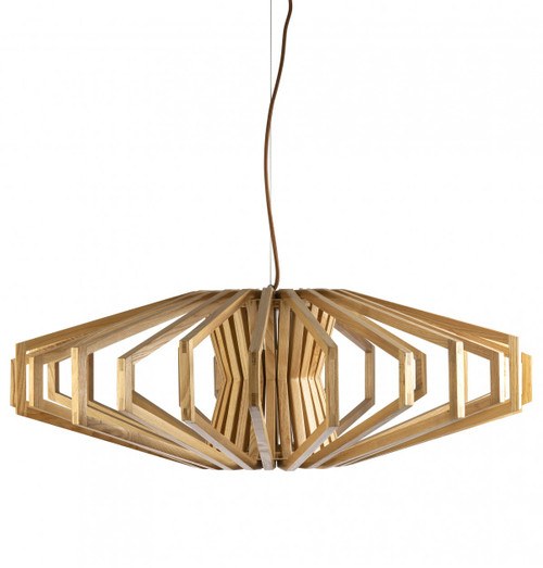 Denmark Natural Wood Pendant Light 