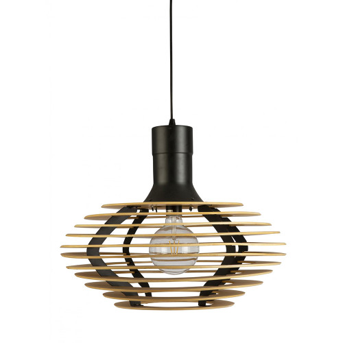 Galattica Wood Timbeer Veneer Pendant Light