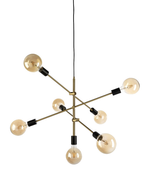 Radiant 7 Light Gold Pendant Light