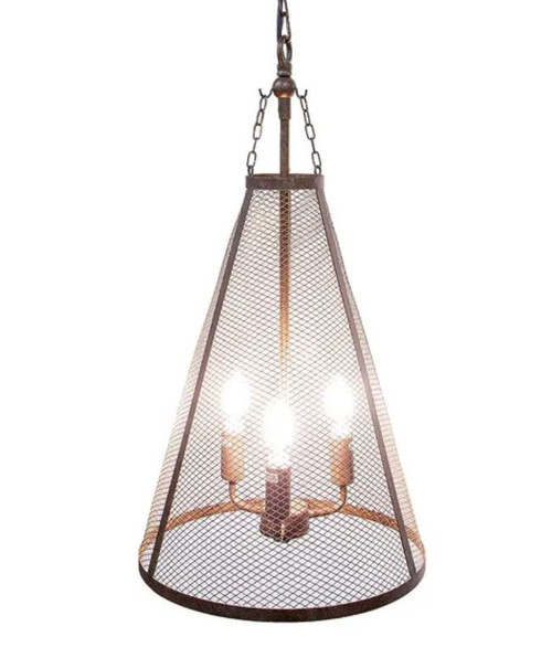 Maxwell Funnel Bronze Pendant Light