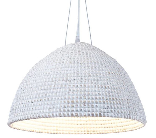 Belluno White Dome Pendant Light 