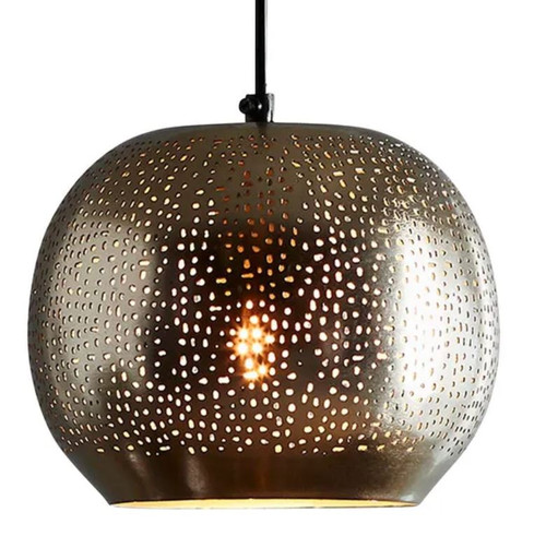 Pantheon Round Iron Pendant Light 
