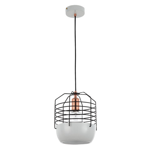 Replica Jonah Takagi Bluff City Pendant - Small - White Base with Black Cage