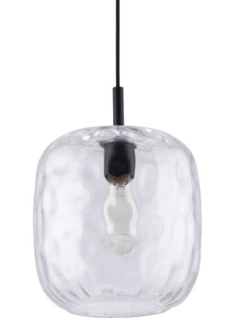 Gretel Clear Dimpled Glass Pendant Light