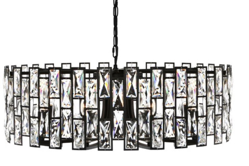 Sasha 8 Light Crystal Drops Pendant Chandelier