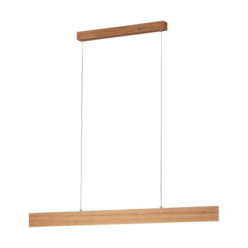 Climene Walnut Linear LED Pendant Light