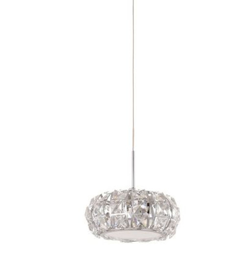  Corliano Mini Chrome Crystal Pendant Light 