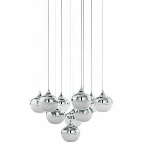 Mioglia Modern 10 Light Cluster Pendant Chandelier