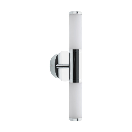 Palmera Chrome Opal 2 Light Up Down Wall Light