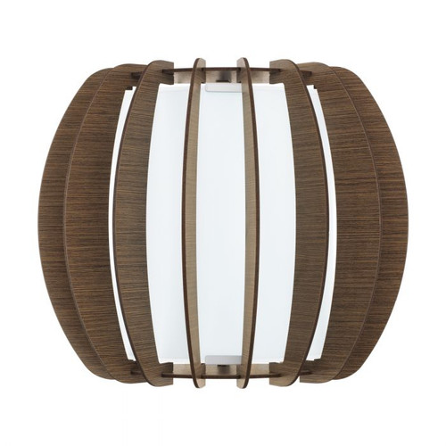 Stellato Maple Wood Dark Brown Indoor Wall Light