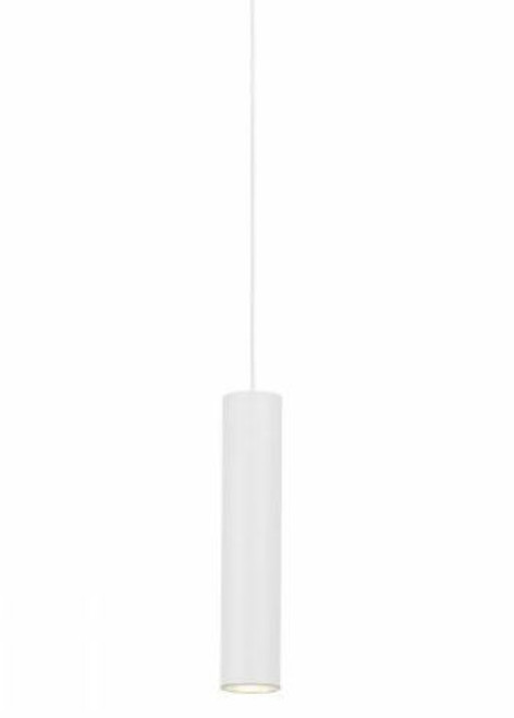 Terrasini Cylinder White LED Pendant Light