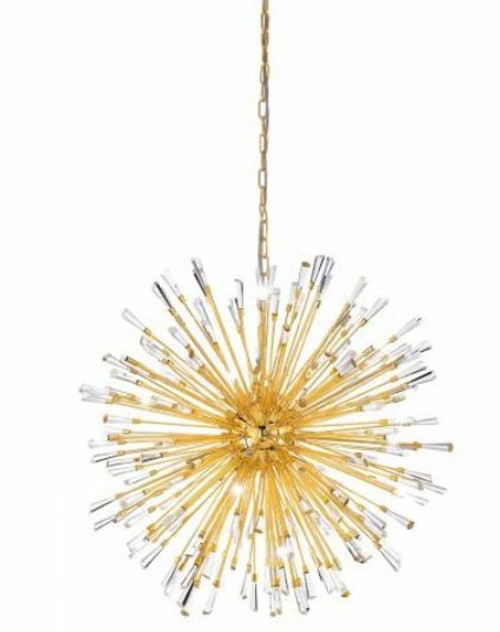 Vivaldo 21 Light Dandelion Gold LED Pendant Light