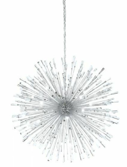  Vivaldo 32 Light Dandelion Chrome LED Pendant Light 