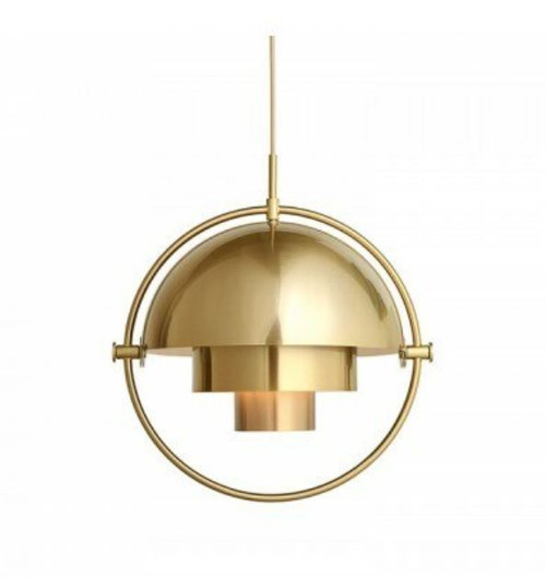 Dome Geometric Gold Danish Pendant Light